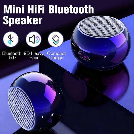 🥳2026 HOT SALE🥳💞50K+ SOLD!💎🎵 50% OFF! Mini Hi‐Fi Speaker – 360° sound, deep bass. Aluminium alloy, skin‐friendly. 16hrs non‐stop music. A pocket‐sized concert. 🛡️🕊️