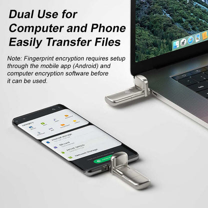 Fingerprint Encrypted Solid State Flash Drive