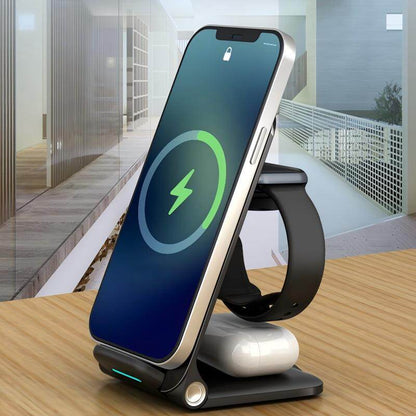 📢📢50% OFF !!!⏰Foldable 3-in-1 Wireless Charging Stand
