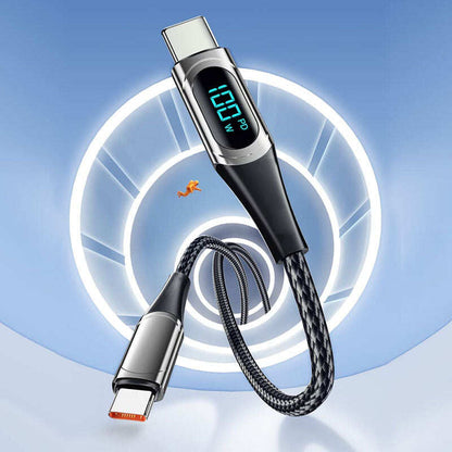 PD 100W Fast-charging and Fast-transmission Data Cable with Digital Display