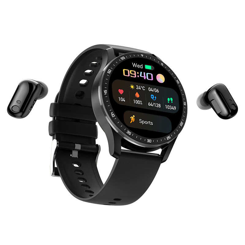 💖Limited Sale 50% OFF💖⌚2 IN 1 SMARTWATCH WITH EARPHONES