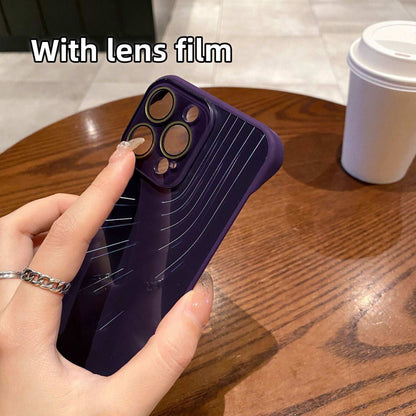 Suitable for iPhone cases gradient laser alex without frame comes with lens film