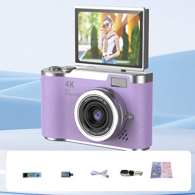 🌈4K HD Flip-Screen Digital Camera📸