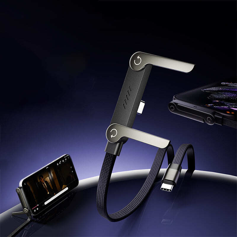 📢📢Limited-time offer✨240W Fast Charging Cable with Adjustable Phone Stand