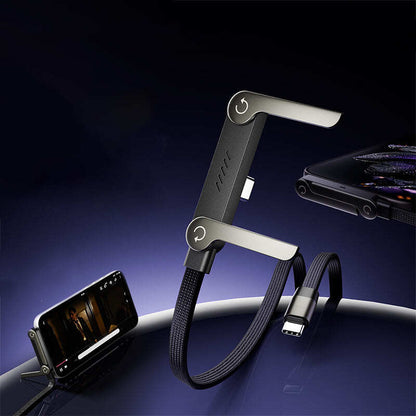 📢📢Limited-time offer✨240W Fast Charging Cable with Adjustable Phone Stand