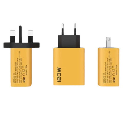 🔥Hot Sale Deals-120W 4-Port Fast Charger Block
