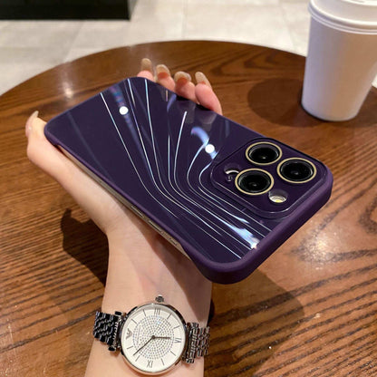 Suitable for iPhone cases gradient laser alex without frame comes with lens film