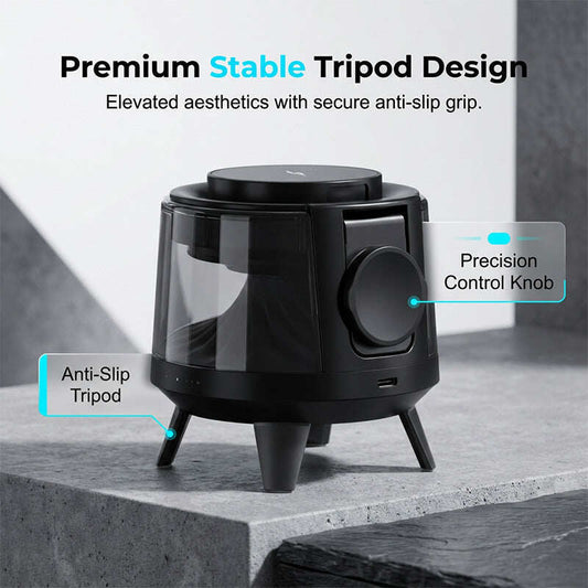 3-in-1 Magnetic Wireless Charger with Bluetooth Speaker and Atmosphere Light