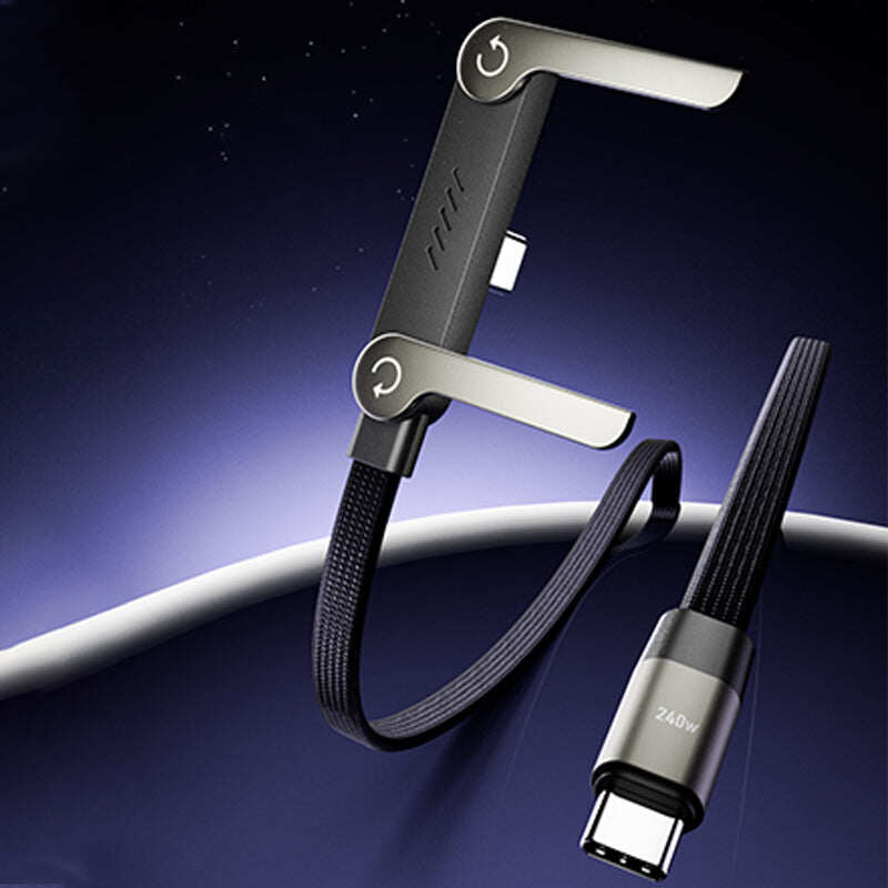 📢📢Limited-time offer✨240W Fast Charging Cable with Adjustable Phone Stand