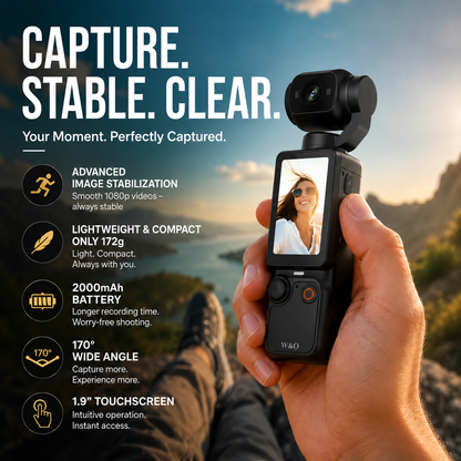 📸✨ [Limited Edition – 50% Off]Pocket camera with flip-up display – Take perfect selfies 📱💄 and share them instantly, no editing required