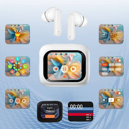 🔥Hot Deals-No Latency Wireless Bluetooth Headphones with Multifunctional Display