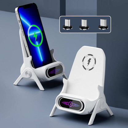 ⏳Limited-time 50% off⏰Multifunctional Wireless Fast Charger Phone Stand🔋