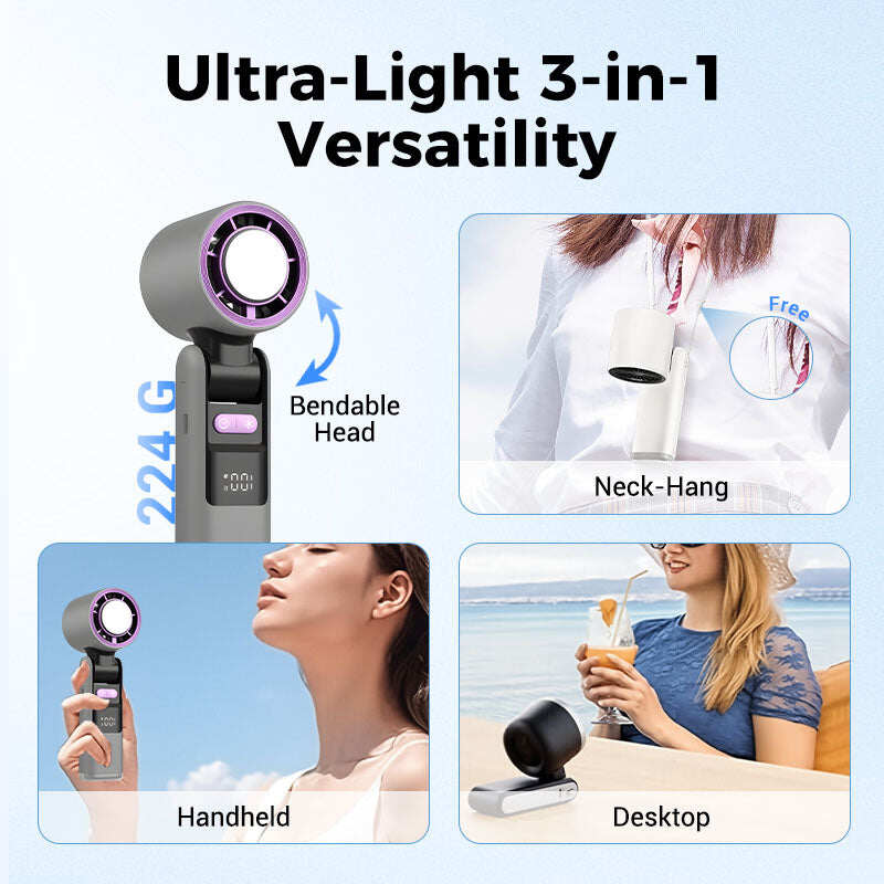 ✨2025 Hot Sale 49% OFF⌛❄️Mini cool handheld powerful fan