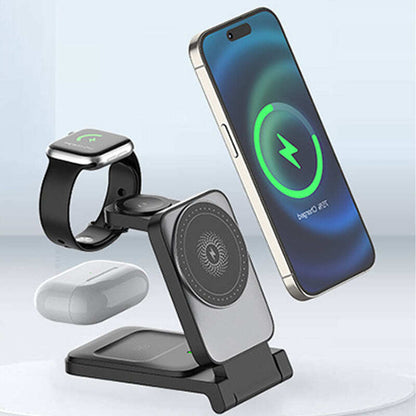 🔥Hot Sale Deals-3-in-1 Foldable Magnetic Wireless Charger