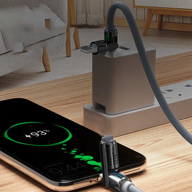 4-in-1 Fast Charging Data Cable with Breathing Light