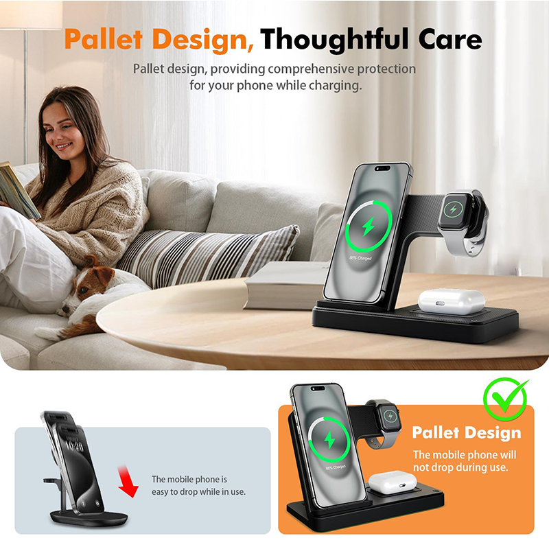 ⌛Limited-Time Offer-3-in-1 Foldable Wireless Charging Stand