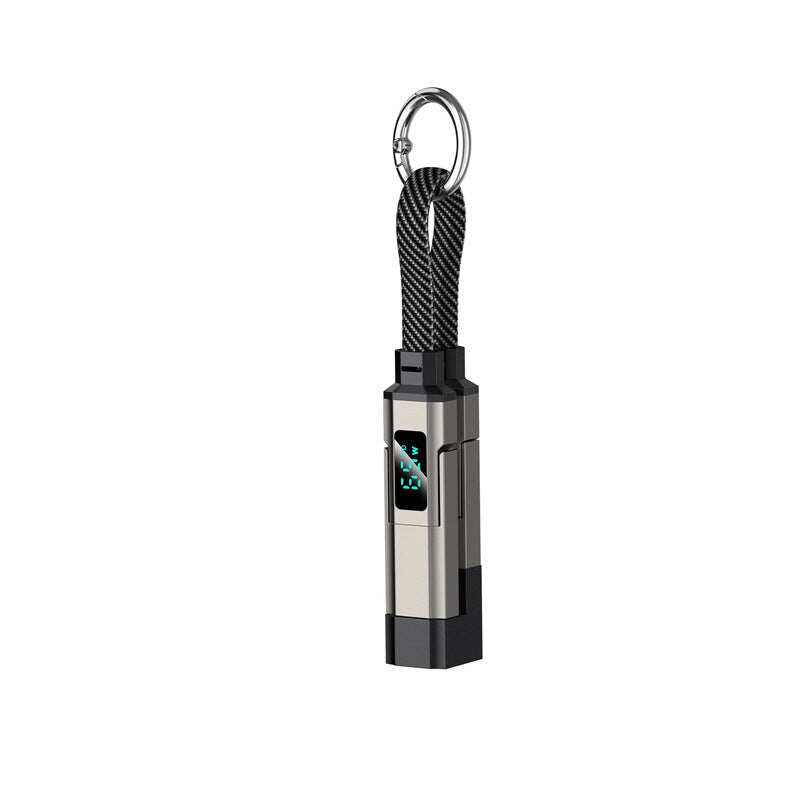 🔥HOT SALE50% OFF🔥4-in-1 Digital Display Keychain Charging Cable
