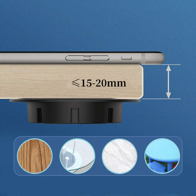 🔥Super Convenient 🔥 Under-Desk Hidden Wireless Charger