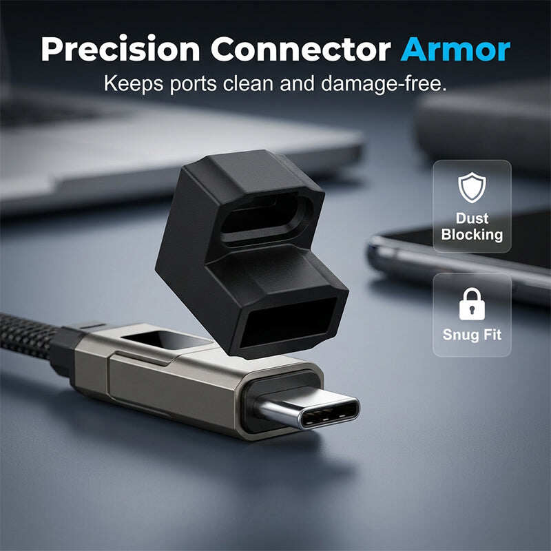 🔥HOT SALE50% OFF🔥4-in-1 Digital Display Keychain Charging Cable