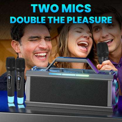 🔥2025 NEW SALES - 50% OFF🔥200W Bluetooth Karaoke Speaker with Wireless Microphone