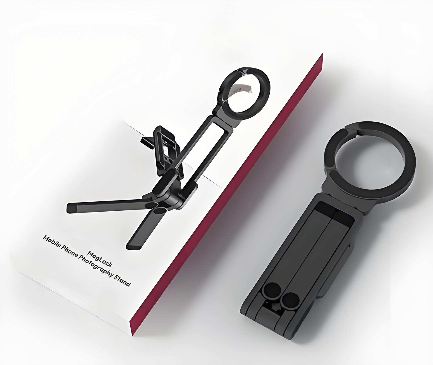 📢📢50% off!! ⏰ Magnetic Mount – 5-in-1 Mini Tripod with Dual MagSafe Magnets, Foldable Hook & Arca-Swiss Base! 📱🎥