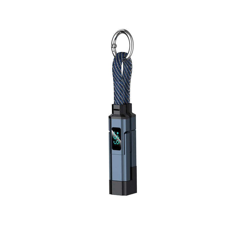 🔥HOT SALE50% OFF🔥4-in-1 Digital Display Keychain Charging Cable