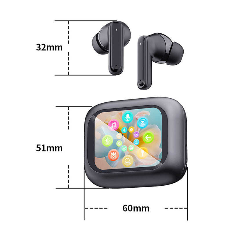🔥Hot Deals-No Latency Wireless Bluetooth Headphones with Multifunctional Display