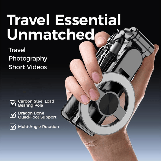 🔥Last Day Promotion 50%OFF🔥4-in-1 Multifunctional 360° Rotation Magnetic Selfie Stick