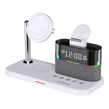 🔥2025 HOT SALE - 50% OFF🔥3-in-1 Wireless Charging Station with Alarm Clock