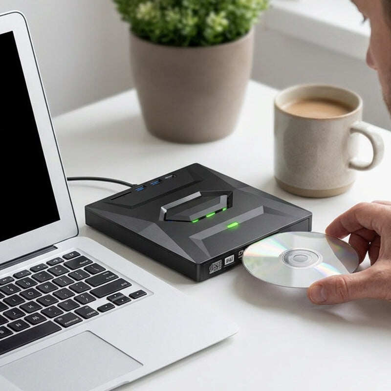 🔥Hot Sale Deals-Ultra-Slim External DVD Drive